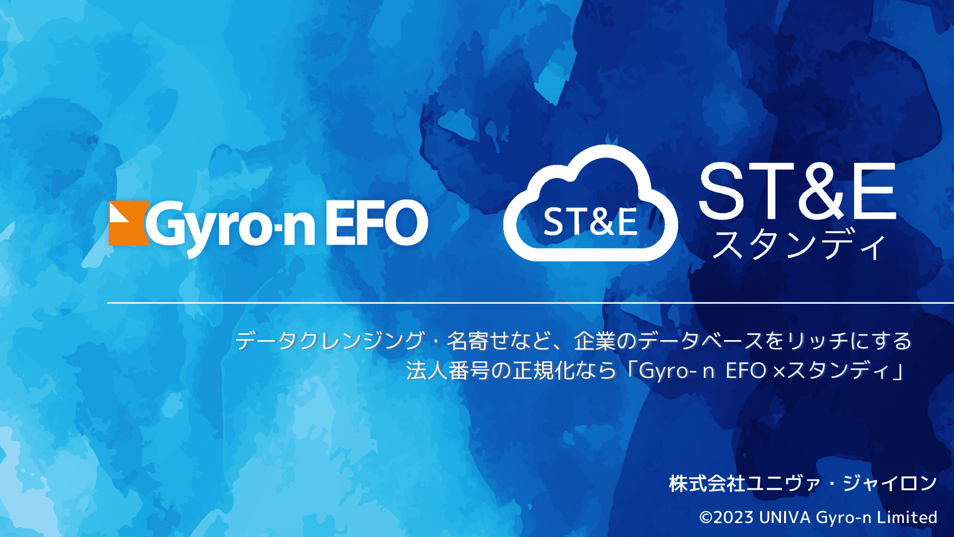 EFO × ST&E(スタンディ)資料